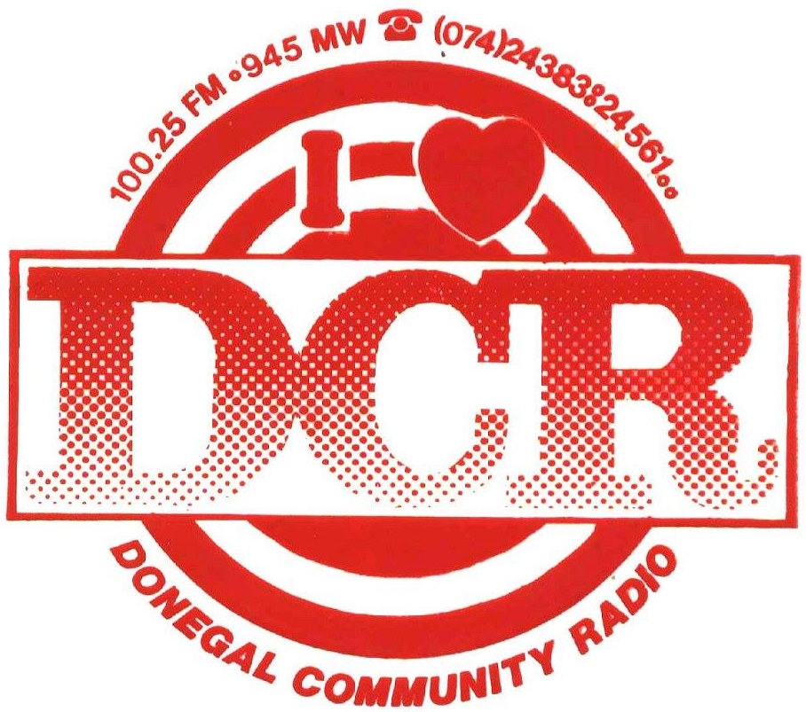 Donegal Community Radio appeared in September 1986 on 98.2MHz and 104.5MHz from Letterkenny. 
Address was 4 Main Street, Letterkenny and telephone number was 24383.
It closed in 1988 in the hopes of winning one of the new licences.