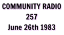 Community Radio 257